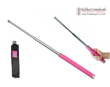 Pink Expandable Baton 26 Inches