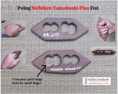 Poing Nichiken Yamabushi Plus en bois IPE